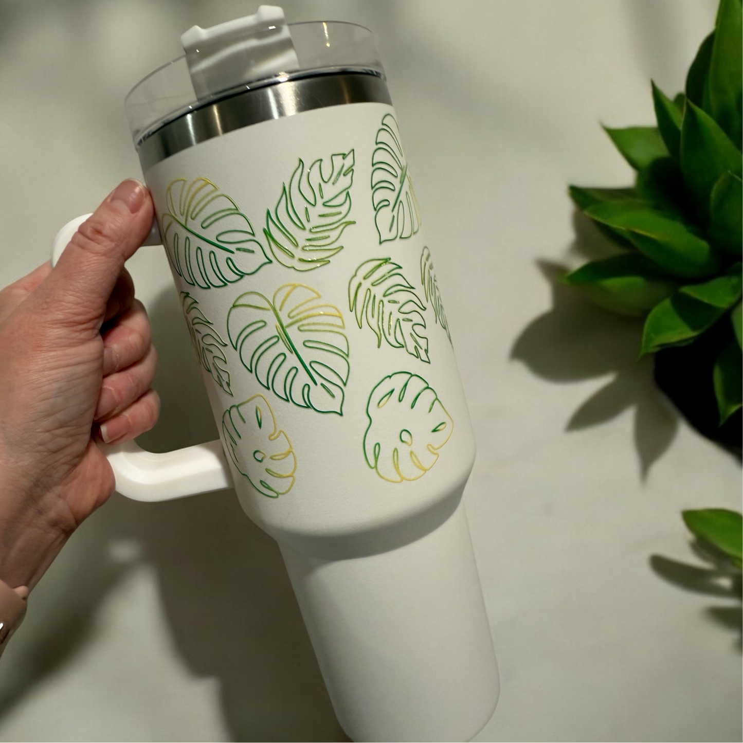 17Y Verigated Monstera Leaves Clip Sheet - This sheet is intended to be cut up and placed using your own creative style.