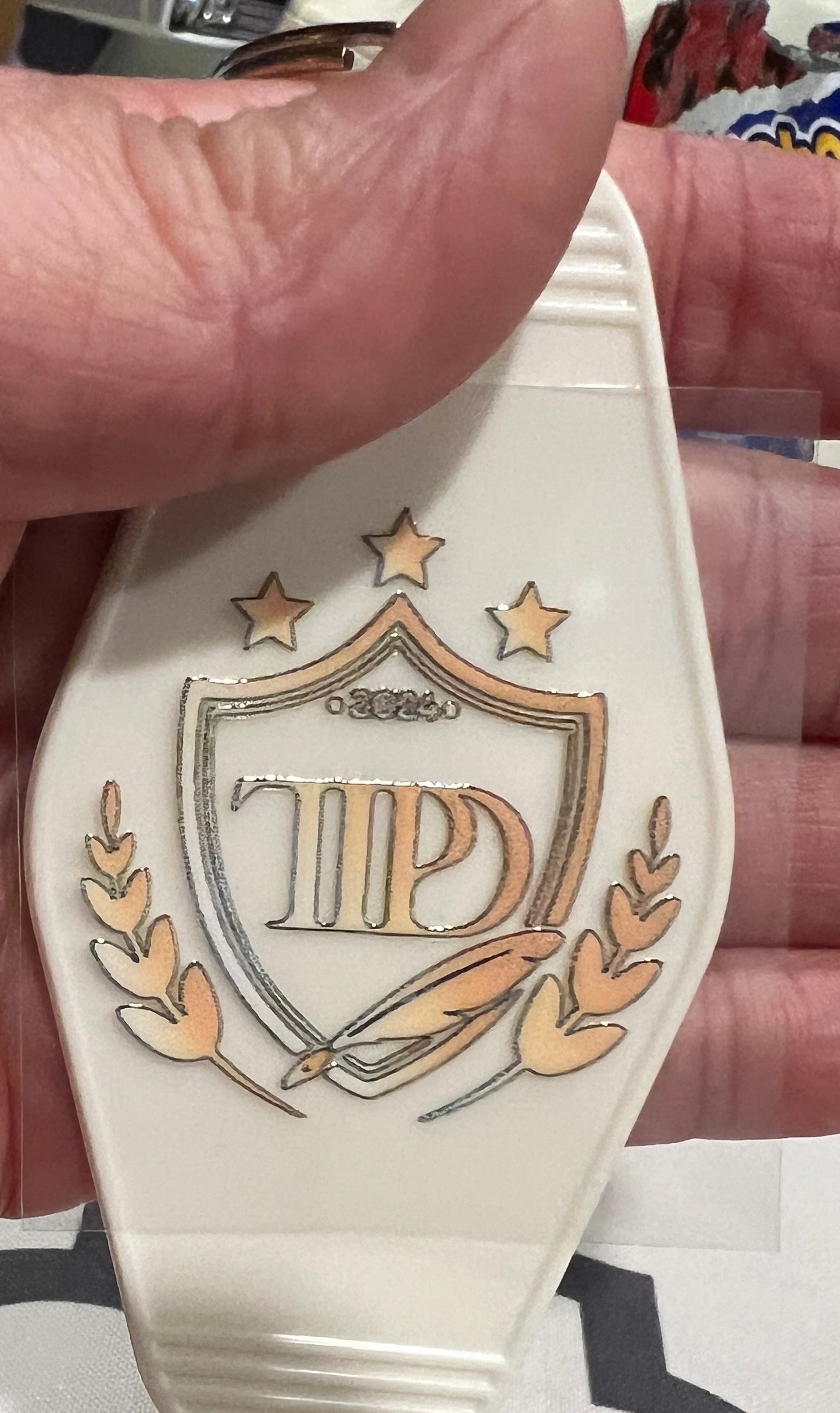 Keychain Poet Colors  UV DTF Decal