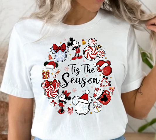 Tis The Season Mouse Ready To Press DTF Print