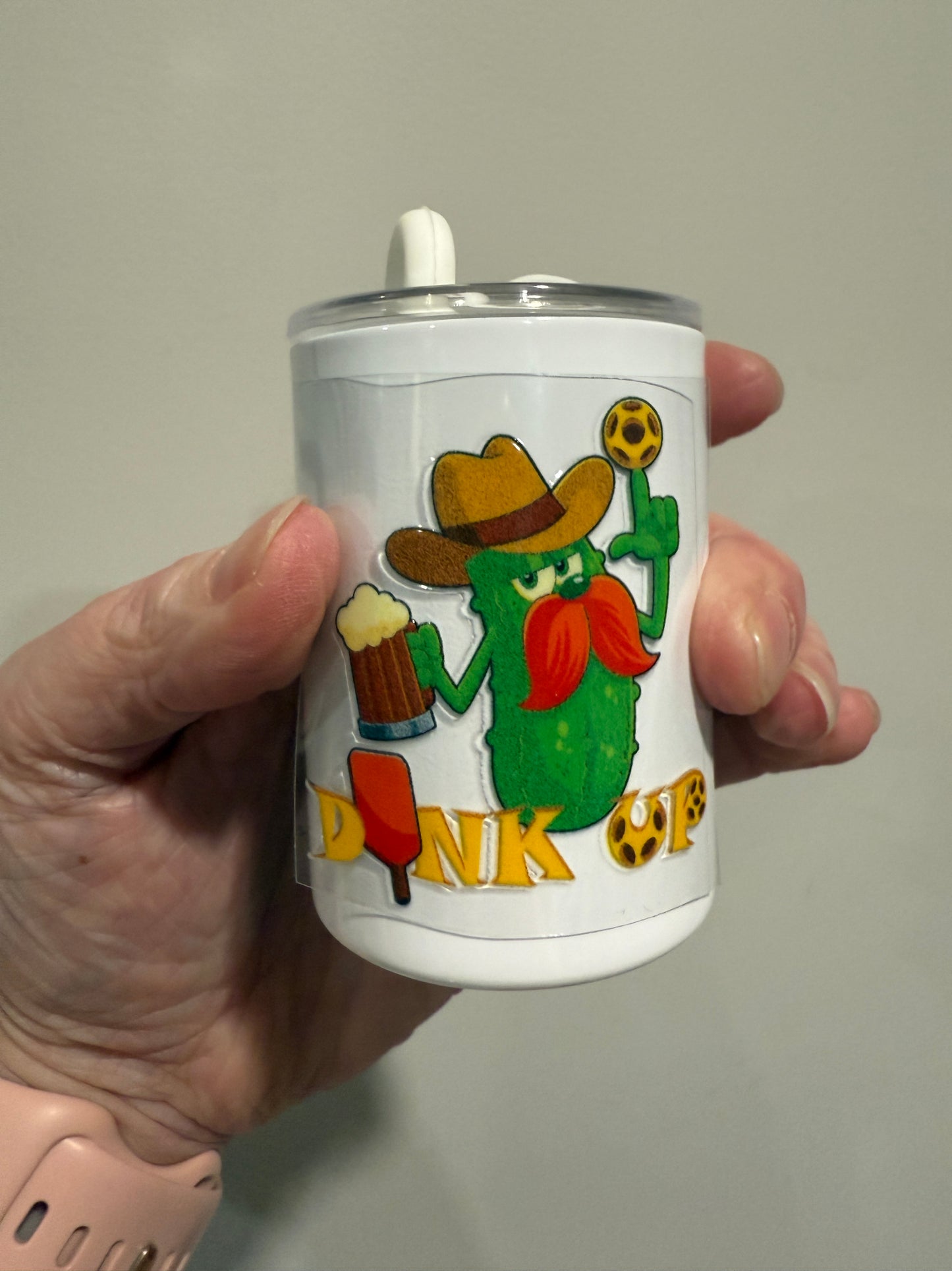Pickleball Shot Glass UV DTF Decal