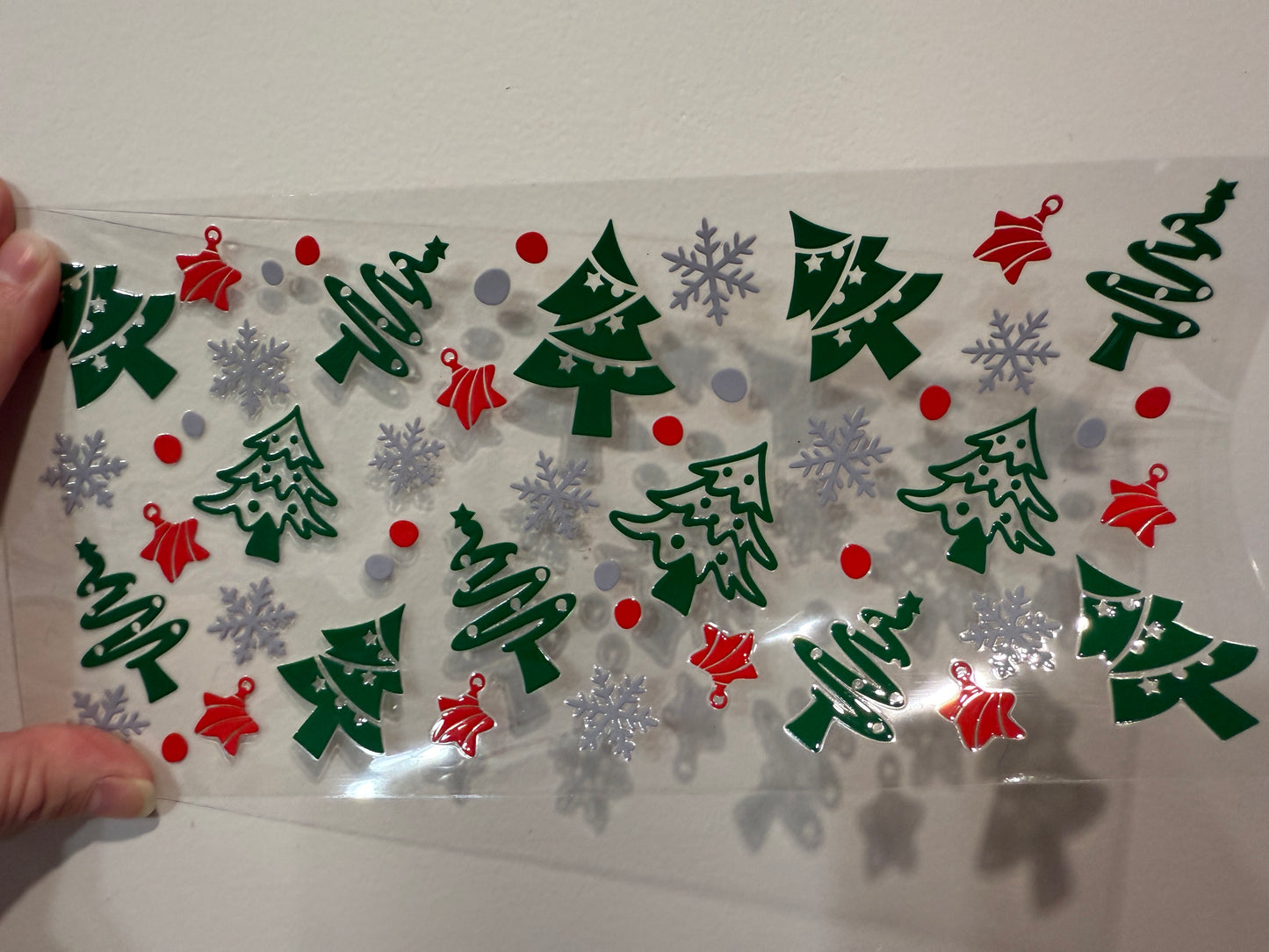 9P Christmas Trees UV DTF Wrap