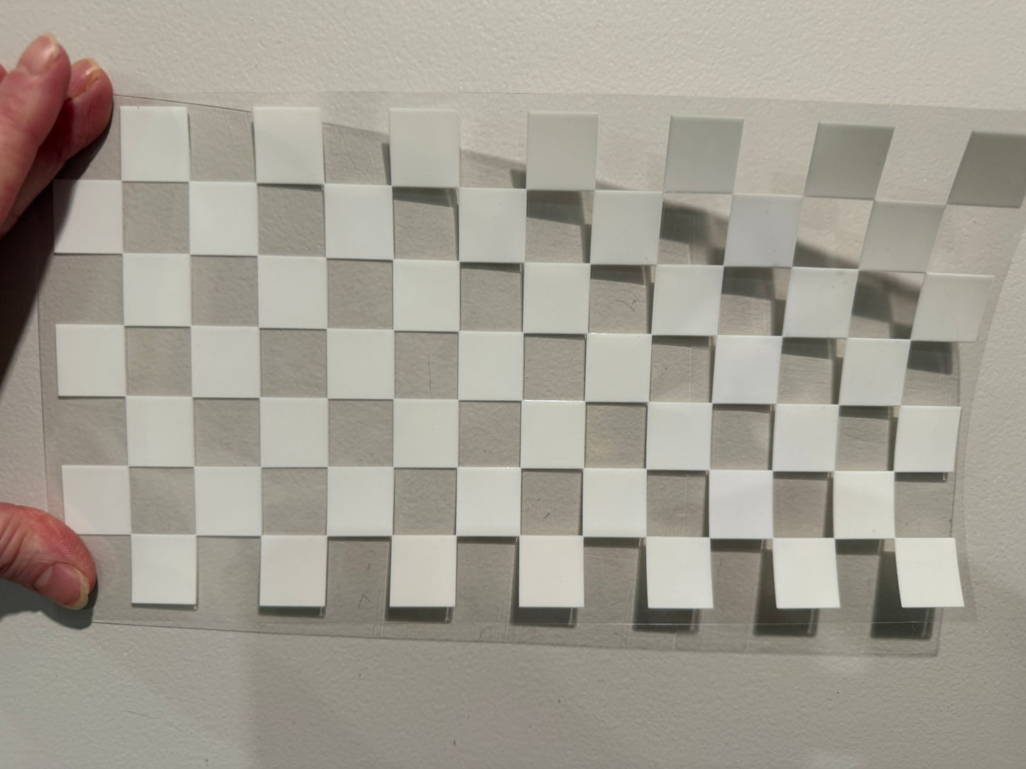 G7 Checkered Pattern UV DTF Wrap