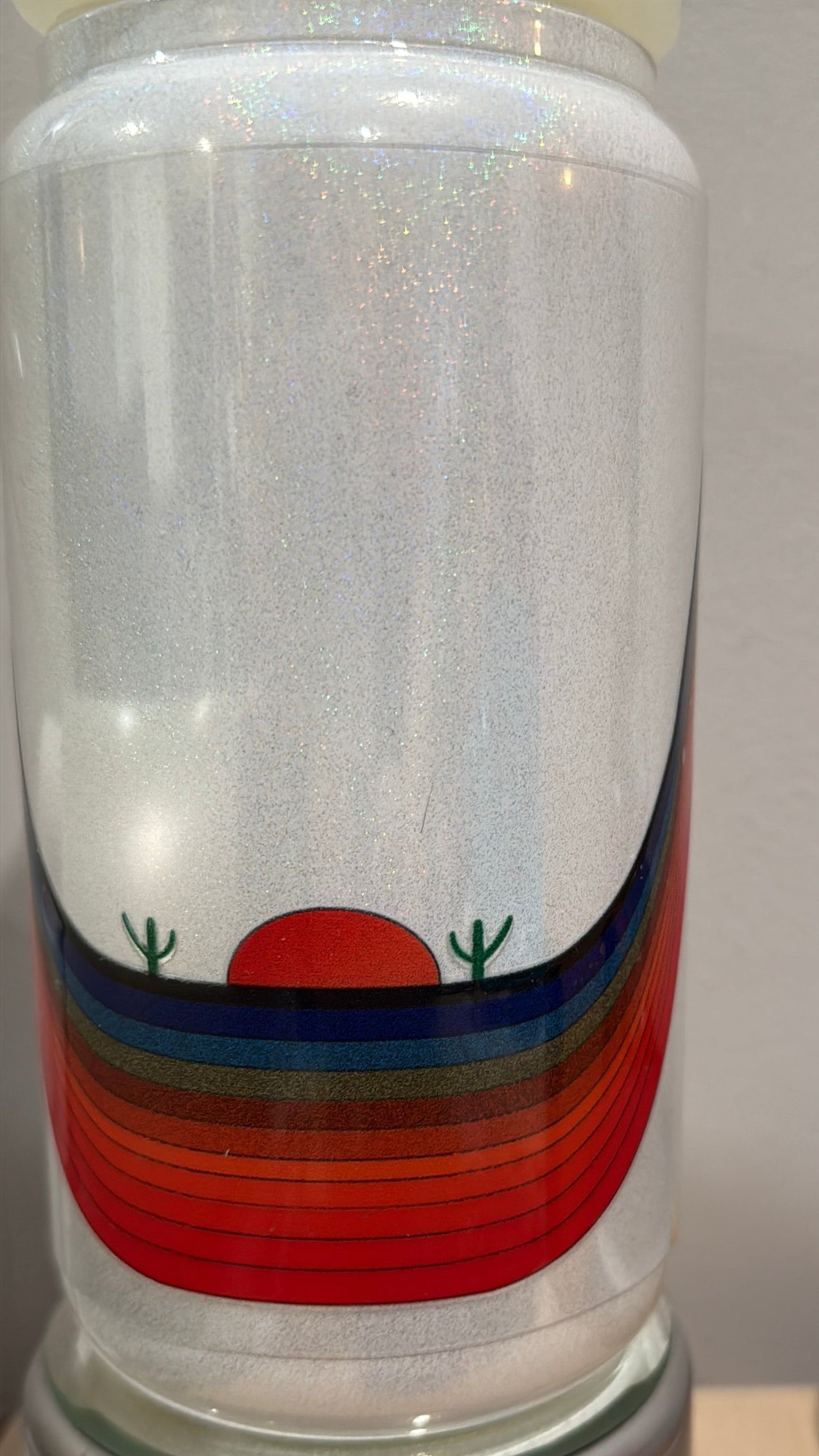 P2 Retro Colored Wave Pattern for Cup UV DTF Wrap