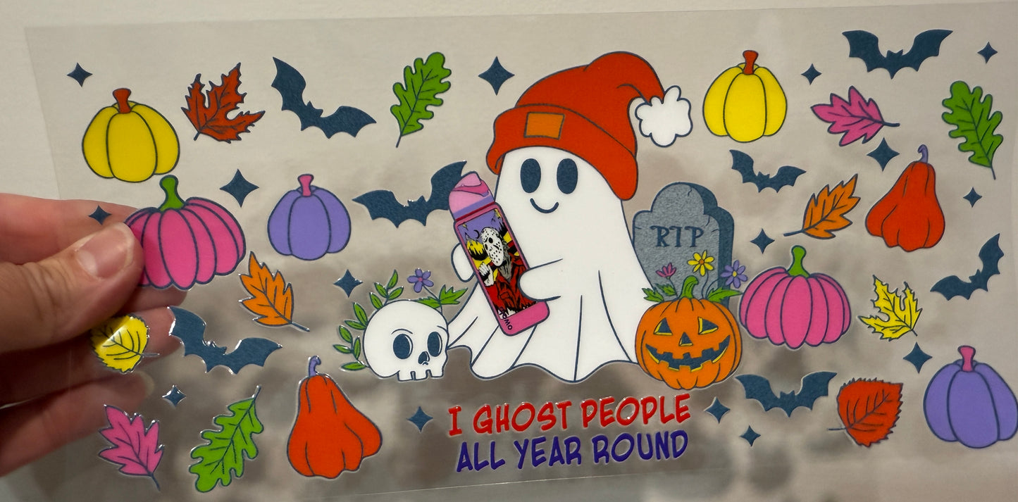B1 Ghost People UV DTF Wrap
