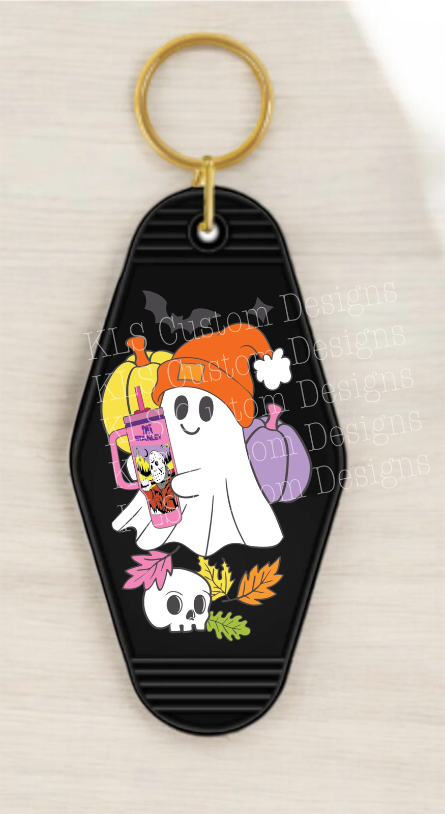 Keychain Ghost People UV DTF Decal