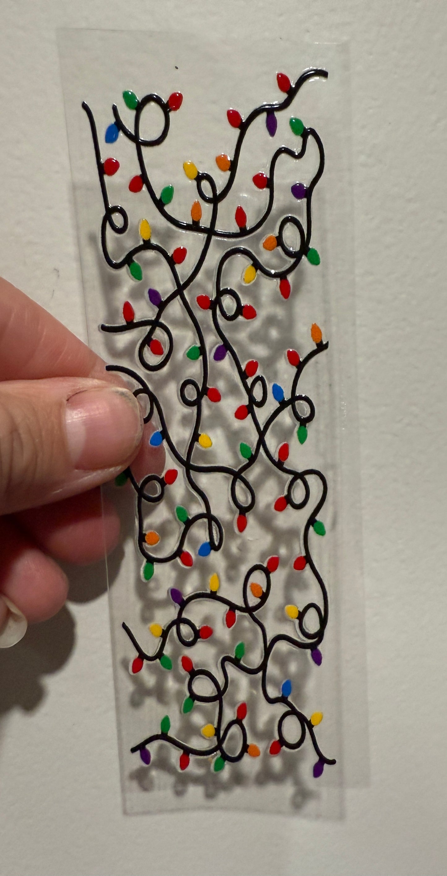 26Y Christmas Lights UV DTF Pen Wrap