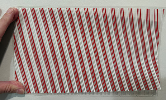 14B Peppermint Stripes UV DTF Wrap