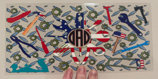 Y4 Dad Tools UV DTF Wrap