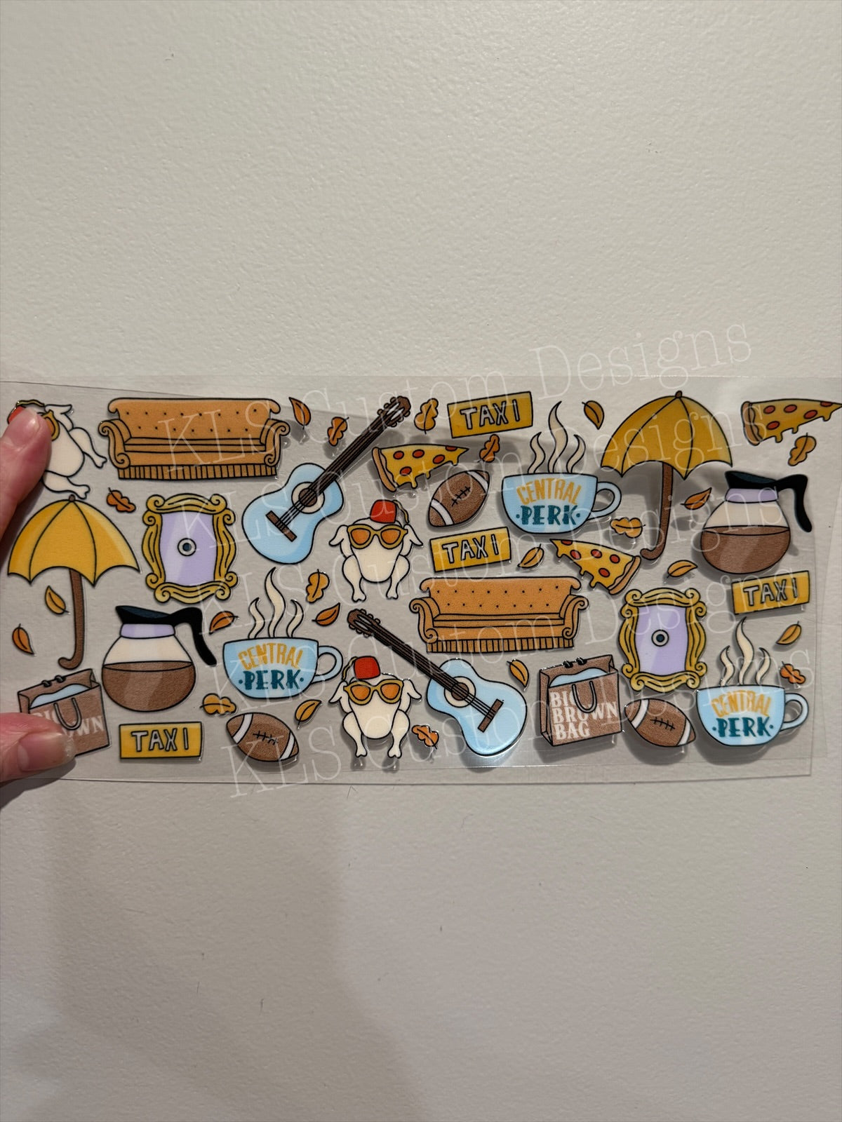 Y5 Funny Friends UV DTF Wrap