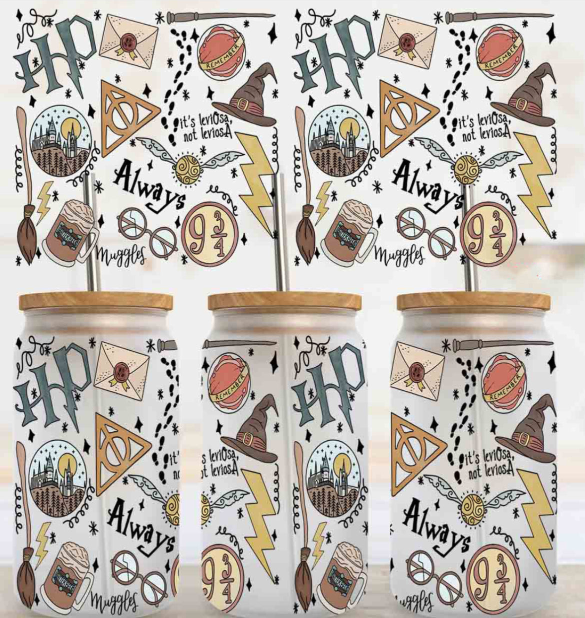 B1 Wizard UV DTF Cup Wrap