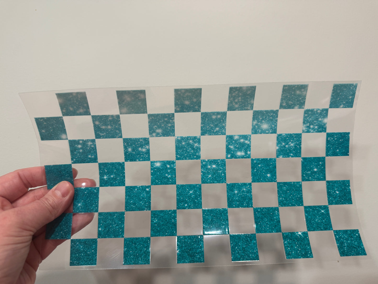 G7 Checkered Pattern UV DTF Wrap