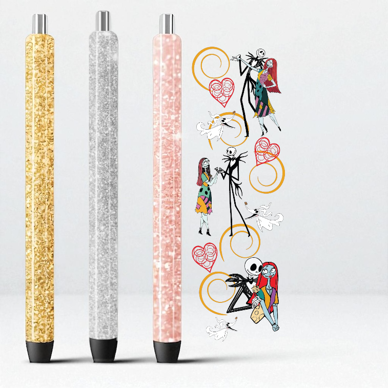 Skeleton Love UV DTF Pen Wrap