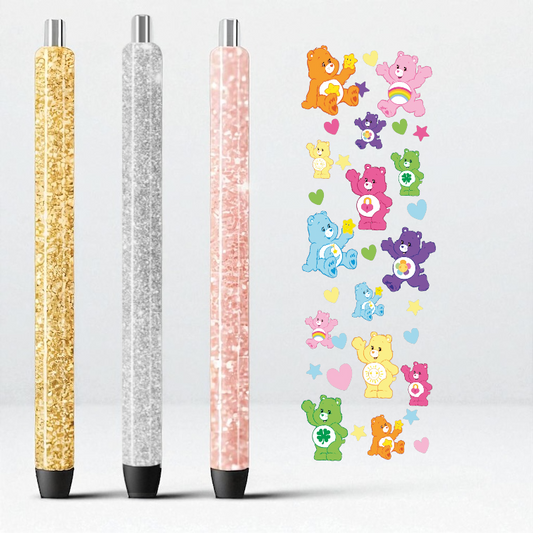 3Y Colorful Bears UV DTF Pen Wrap