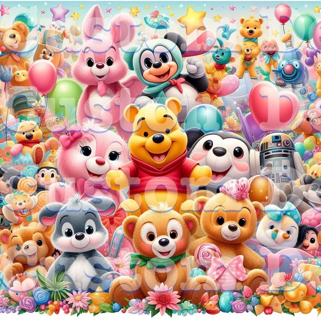 Suffed Teddy Bears 20 Oz Skinny Permanent Vinyl