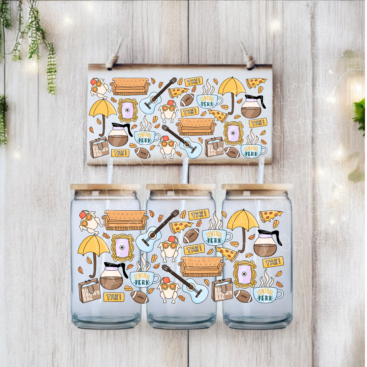 Y5 Funny Friends UV DTF Wrap