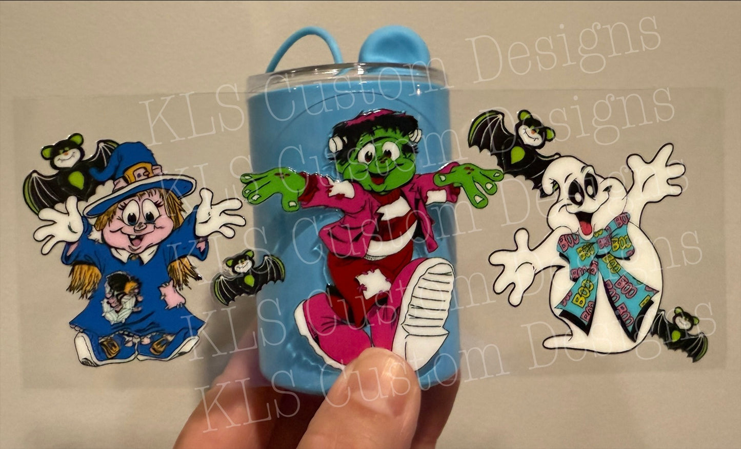 90’s Nostalgia Boo Bag Halloween Shot Glass UV DTF Wrap
