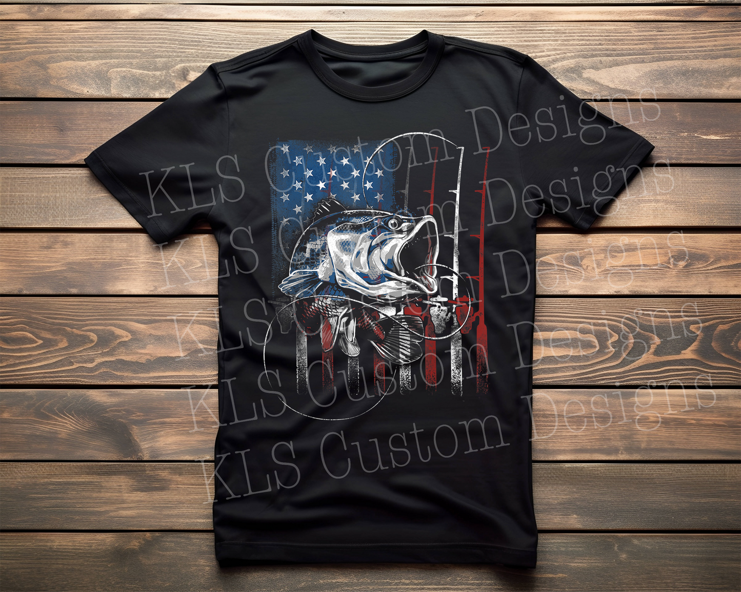 American Fishing (WTF) DTF Ready To Press