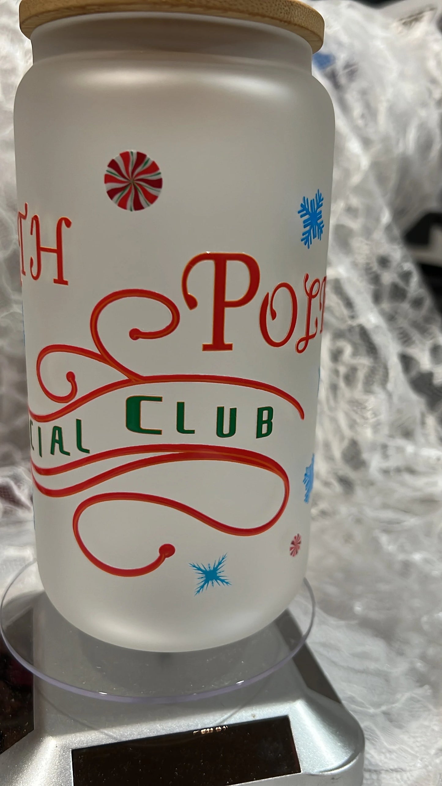 2P North Pole Social Club UV DTF Wrap