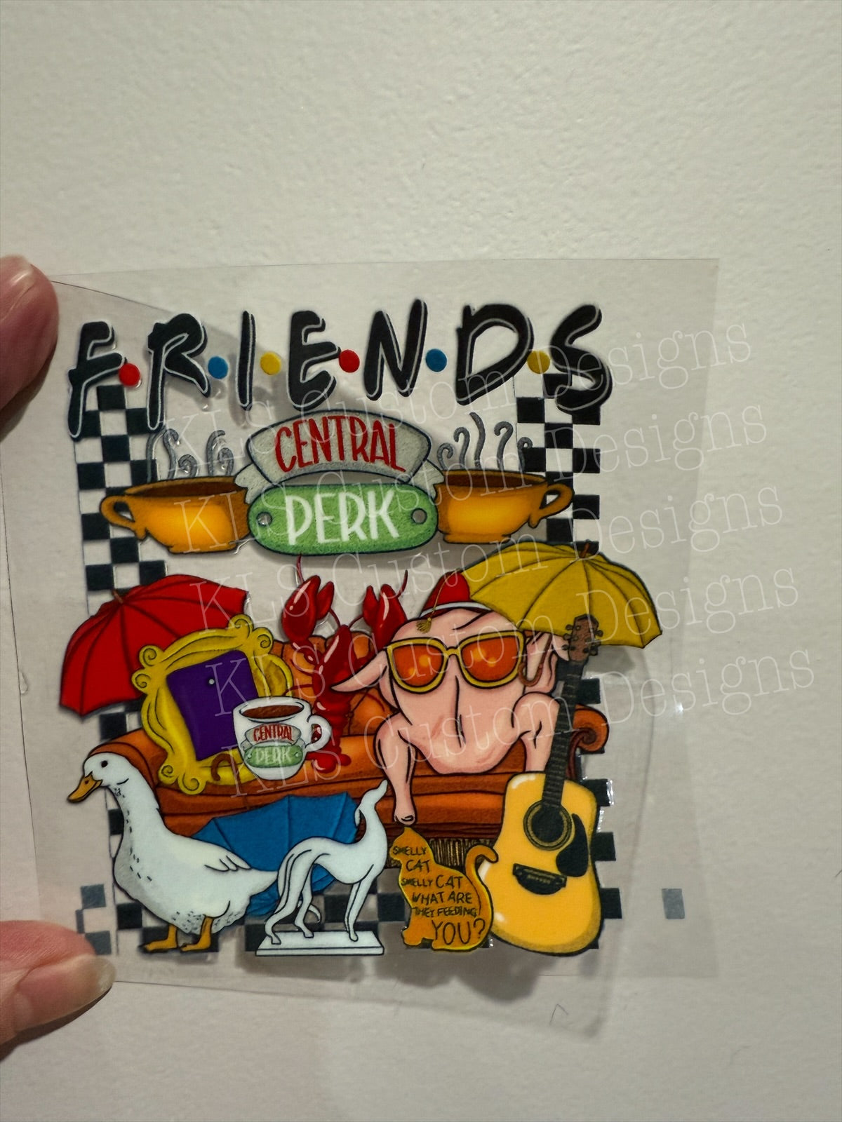 18P Trendy Friends 4” UV DTF Decal