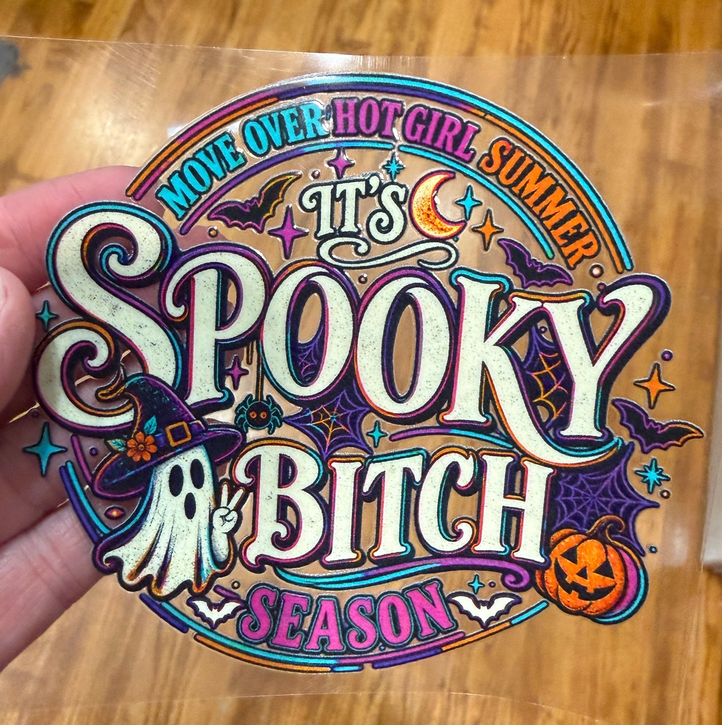 Spooky Bitch 4” Tall Decal