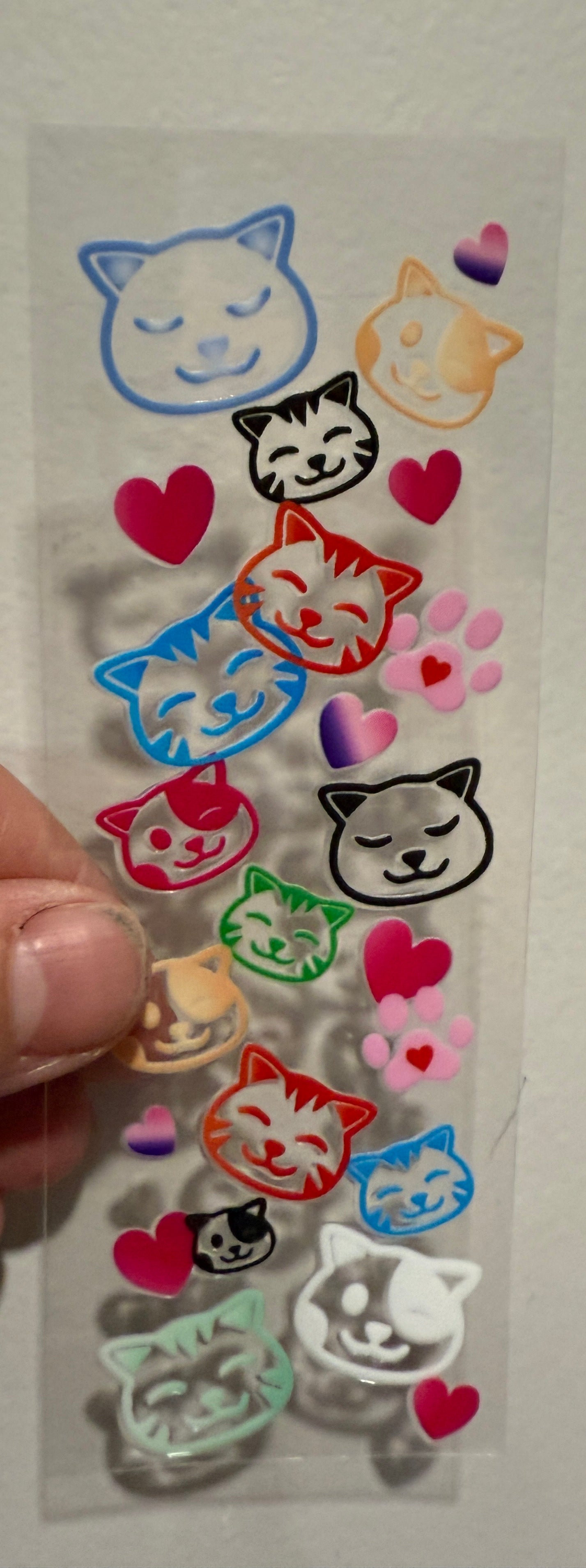 26G Cat Faces UV DTF Pen Wrap