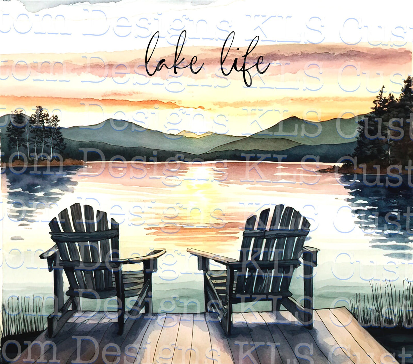 Lake Life 20 Oz Skinny Permanent Vinyl