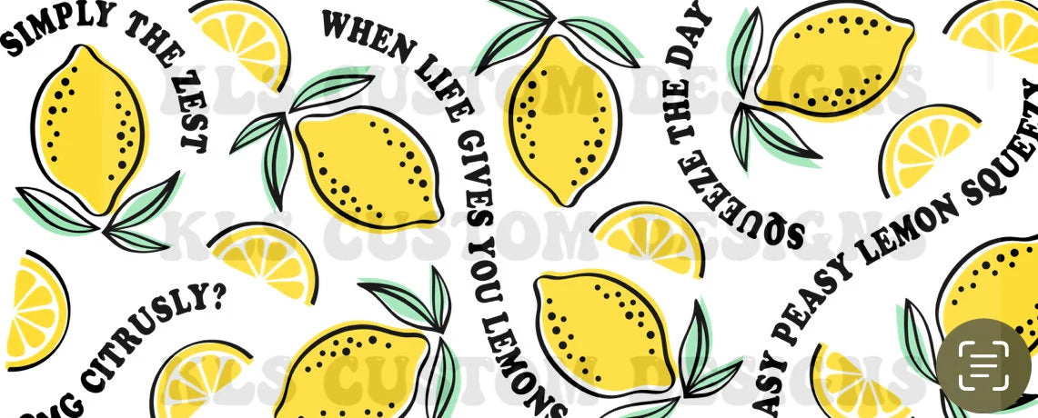 G2 When Life Gives You Lemons UV DTF Wrap