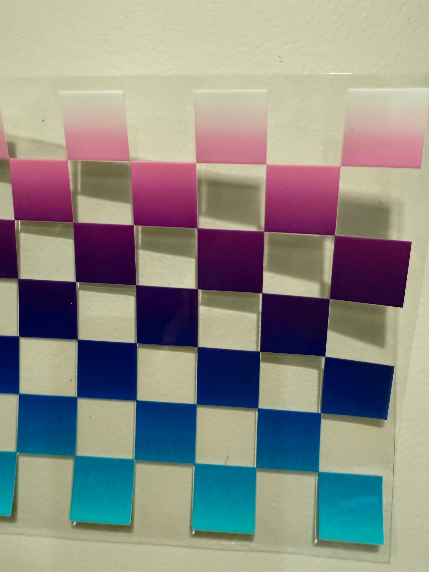 G7 Checkered Pattern UV DTF Wrap