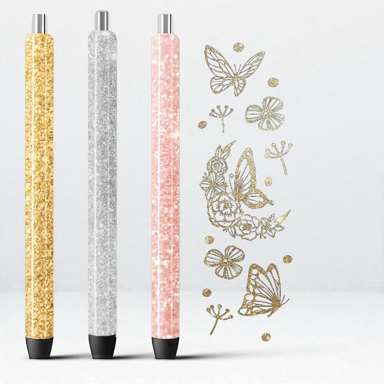 Butterfly UV DTF Pen Wrap