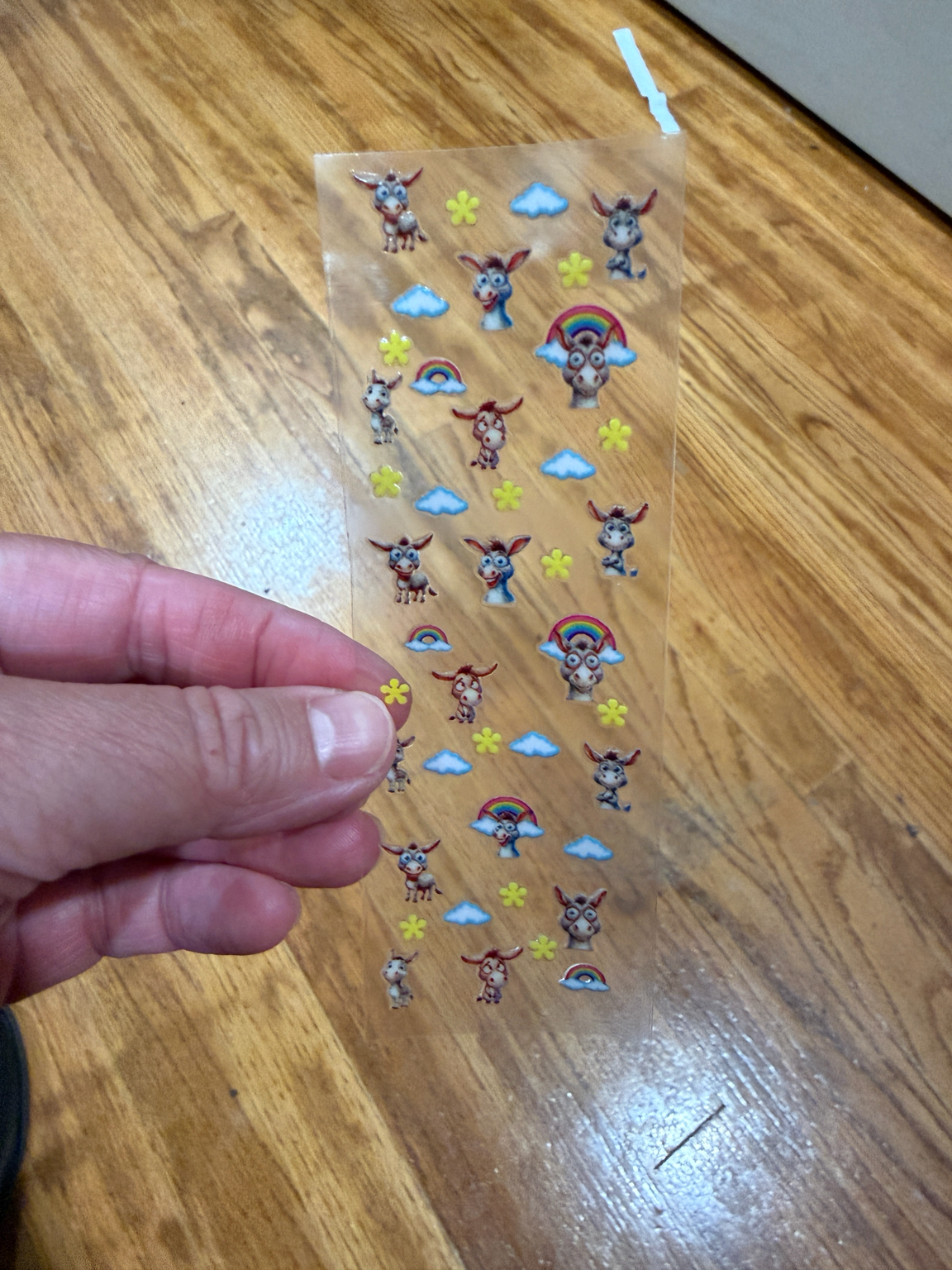 24R All Smiles Donkey UV DTF Pen Wrap