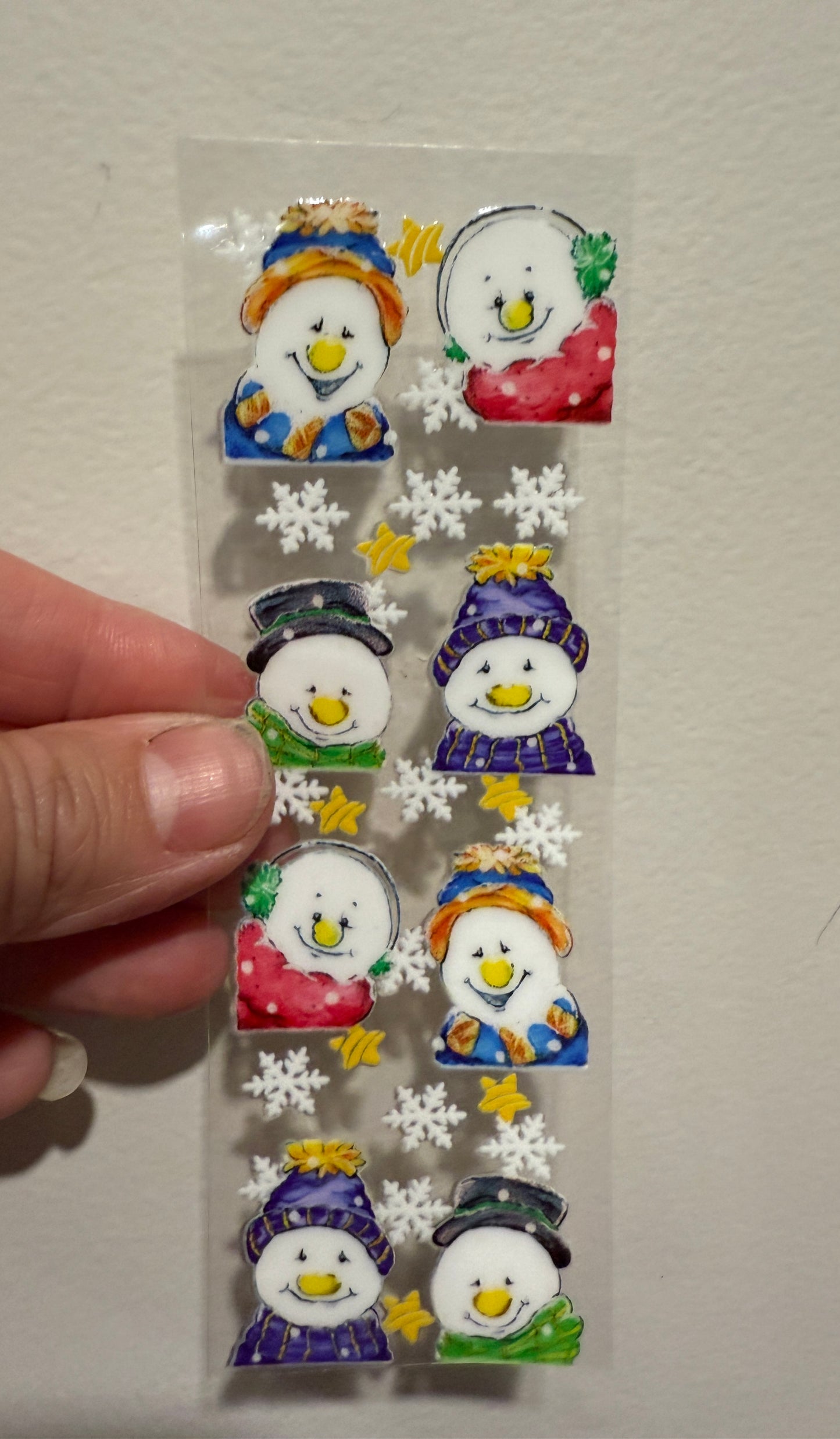 4B Snowmen UV DTF Pen Wrap
