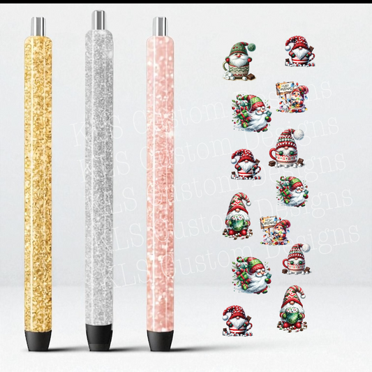 7 Christmas Gnomes UV DTF Pen Wrap