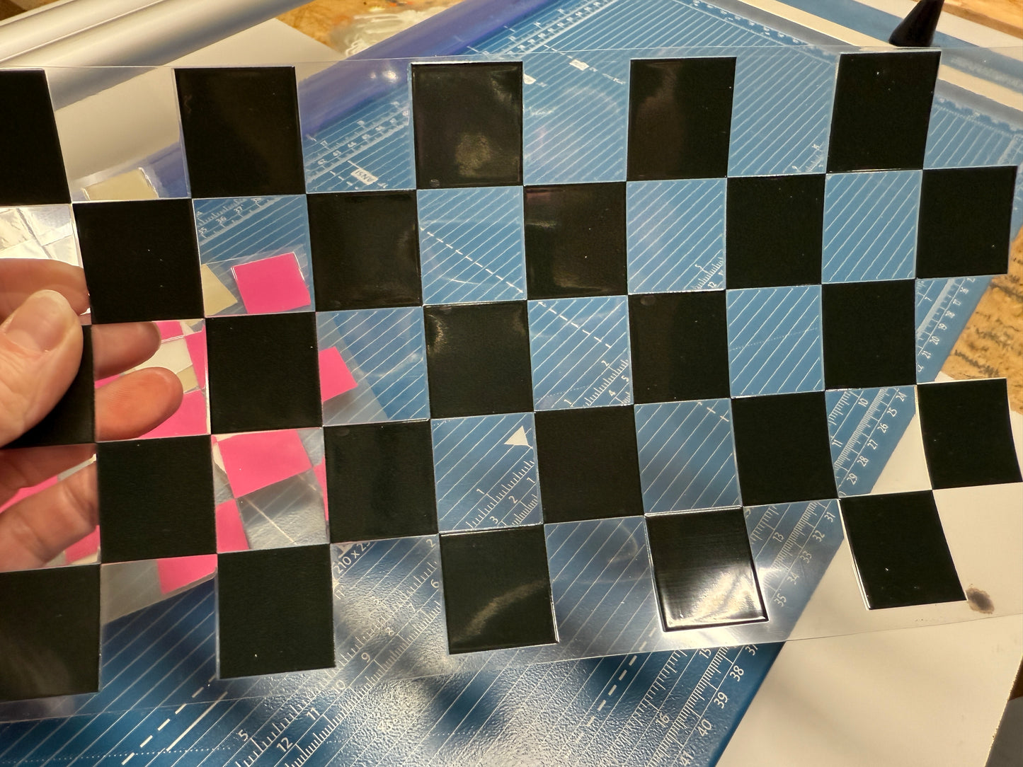 G7 Checkered Pattern UV DTF Wrap