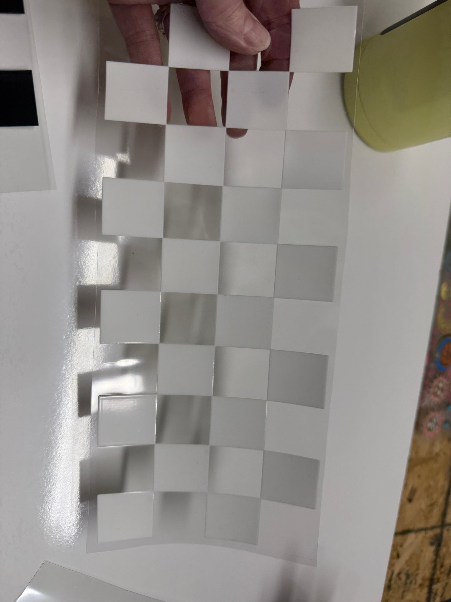 G7 Checkered Pattern UV DTF Wrap