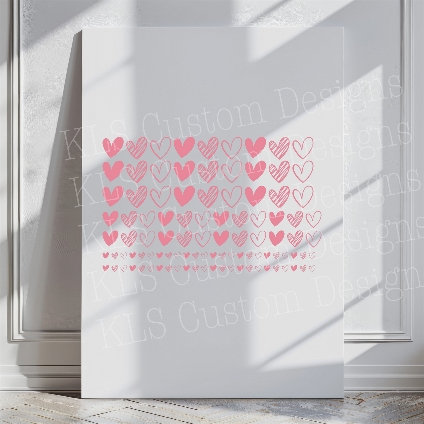 19P Doodle Hearts Clip Sheet - This sheet is intended to be cut up and placed using your own creative style. (Copy)