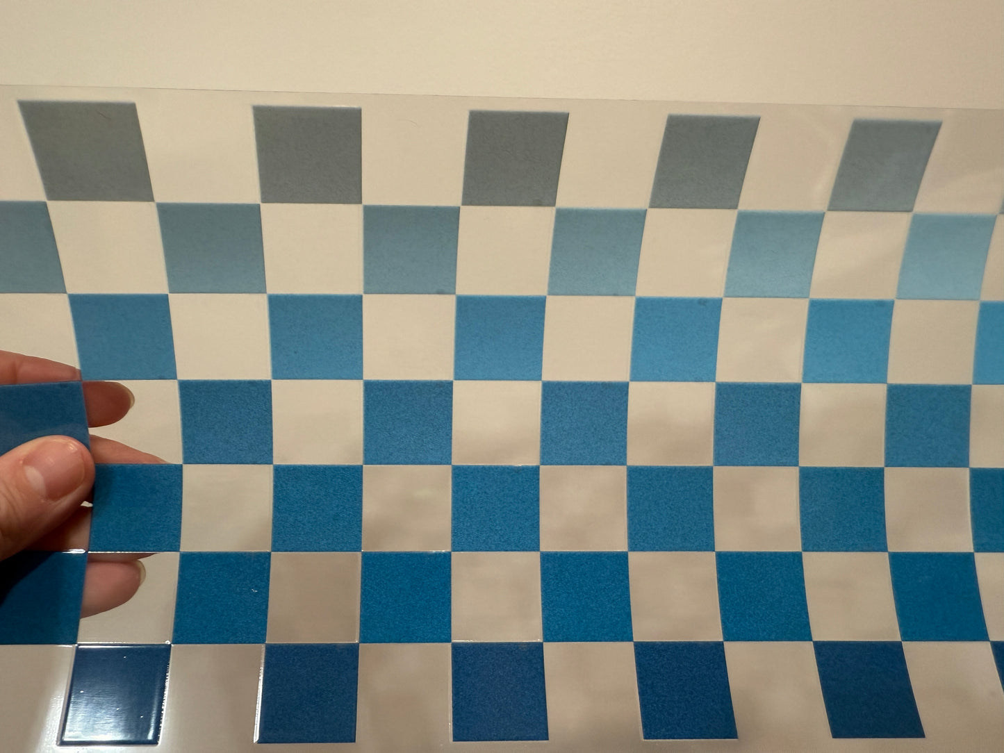 G7 Checkered Pattern UV DTF Wrap