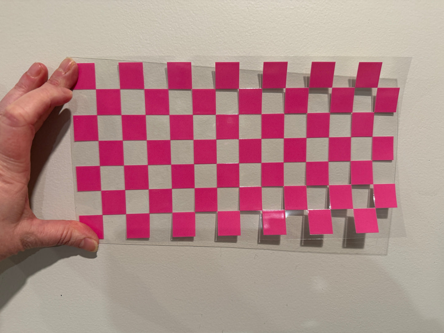 G7 Checkered Pattern UV DTF Wrap
