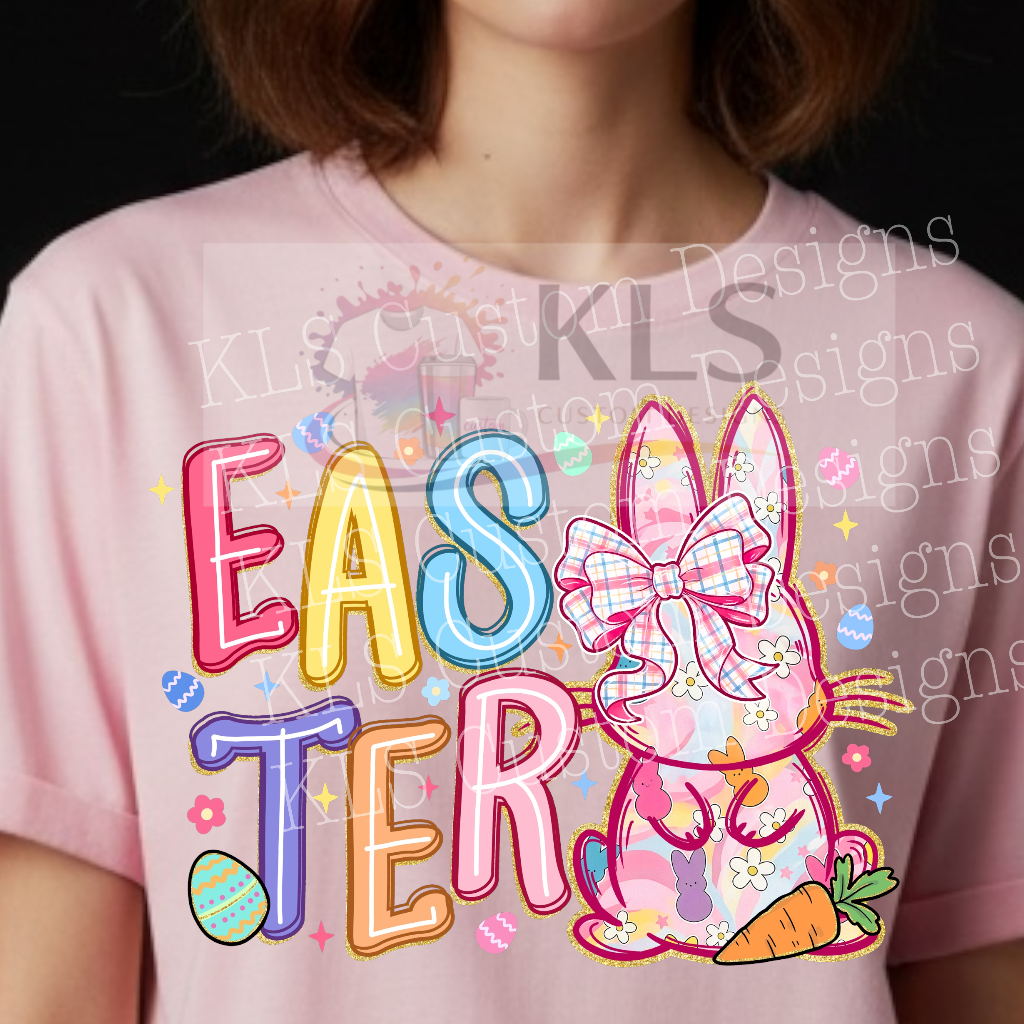 Easter Bunny Ready To Press DTF Print