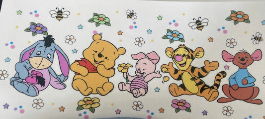 Y8 Baby Bear Friends Libbey UV DTF Wrap