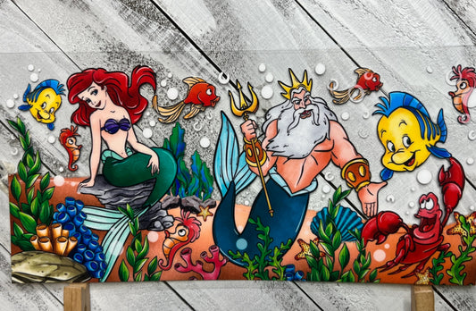 Y6 Mermaid Sea Life UV DTF Wrap