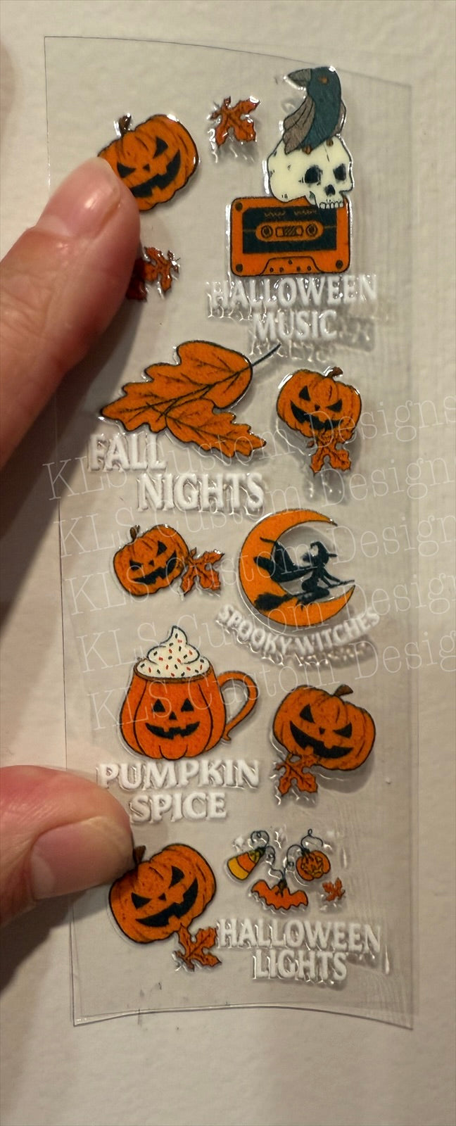 Tis The Season Halloween UV DTF Pen Wrap