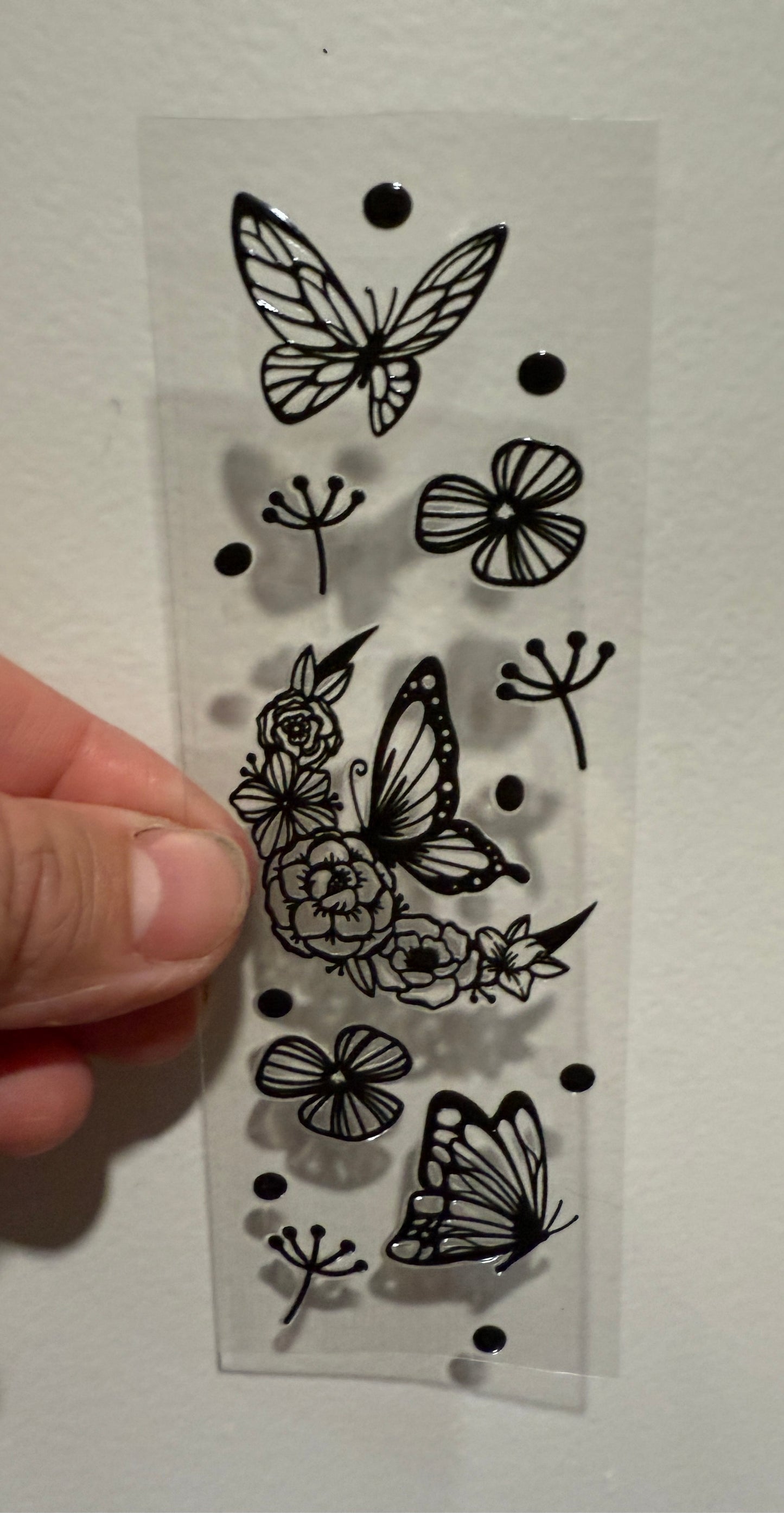 Butterfly UV DTF Pen Wrap