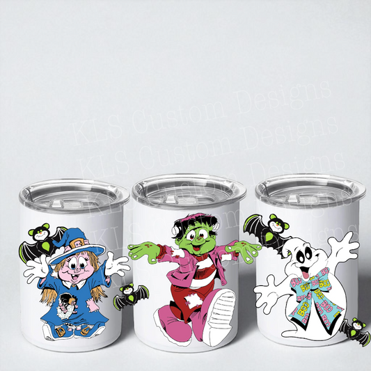 90’s Nostalgia Boo Bag Halloween Shot Glass UV DTF Wrap