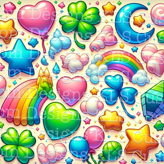 Lucky Marshmallows 20 Oz Skinny Permanent Vinyl