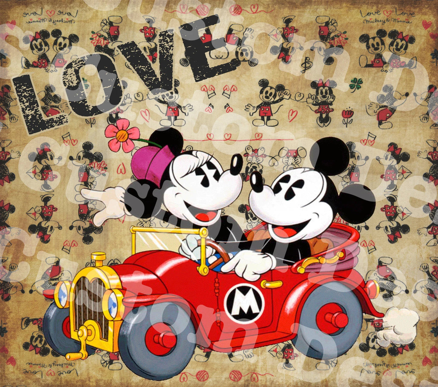 Love Mouse 20 Oz Skinny Permanent Vinyl