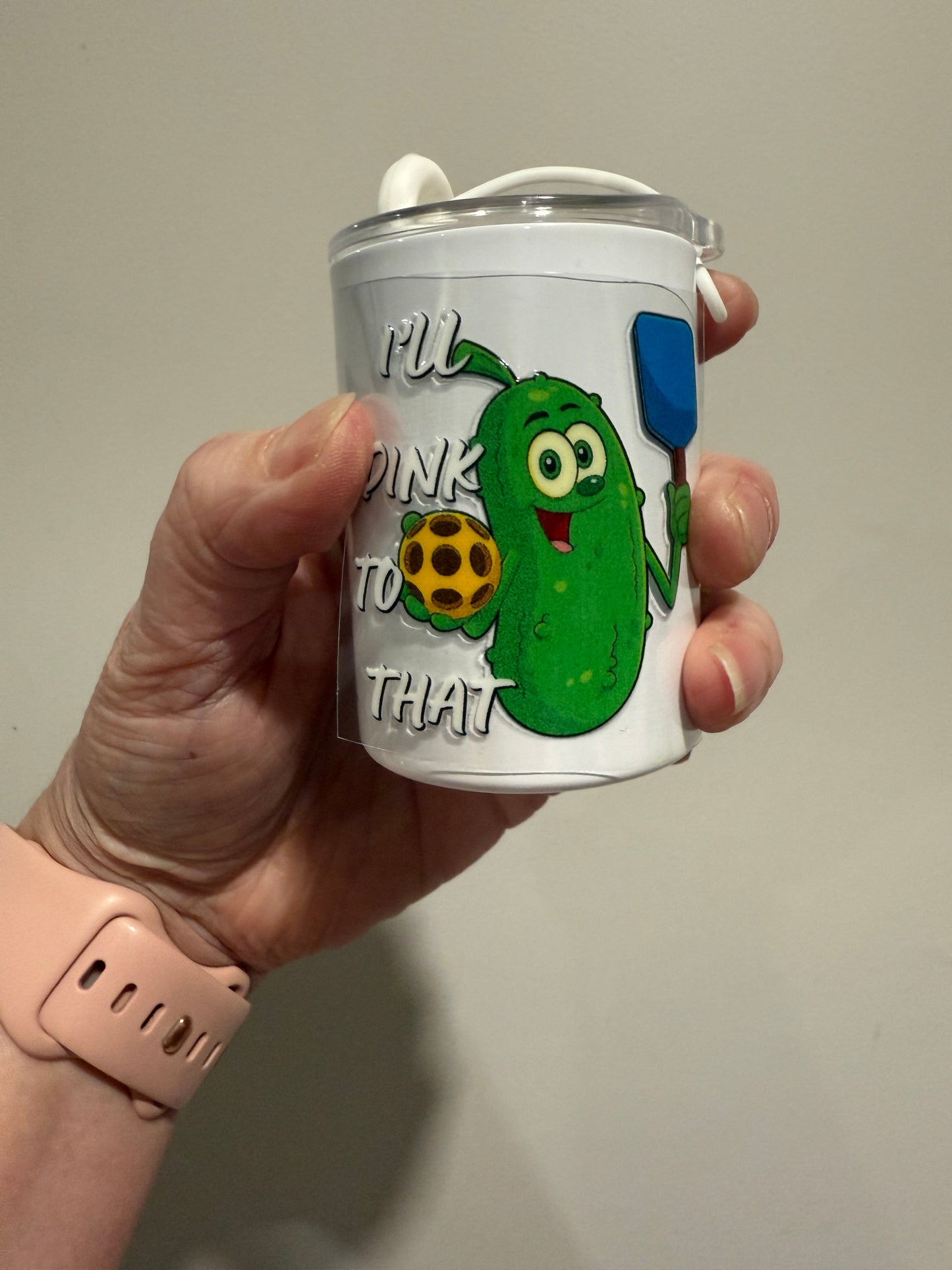 Pickleball Shot Glass UV DTF Decal