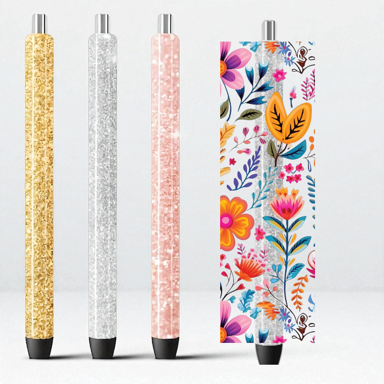 Summer Floral UV DTF Pen Wrap