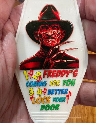 Keychain Nightmare Horror UV DTF Decal