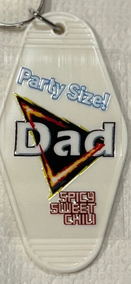 Keychain Cool Dad  DTF Decal