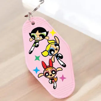 Keychain Girl Power UV DTF Decal